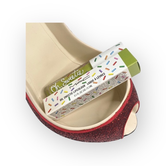 new MAC ★ Oh Sweetie Lip Topper Sheer Gloss ★ Key Lime ★ Green Metallic Lippy ★ - Picture 6 of 16